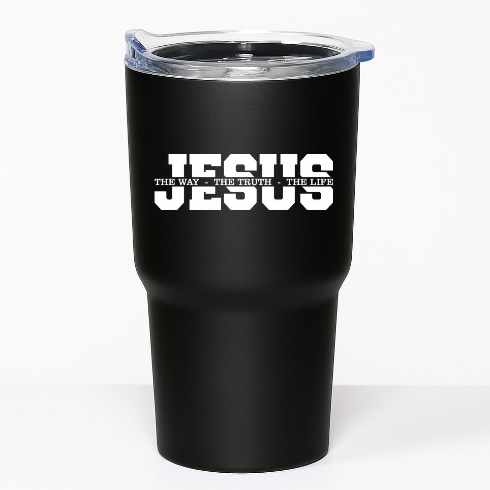 Jesus The Way The Truth The Life Christian Bible Verse Tumbler