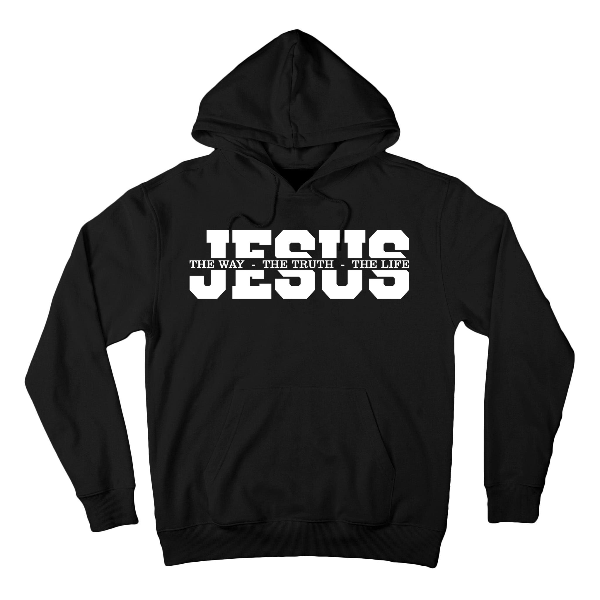 Jesus The Way The Truth The Life Christian Bible Verse Tall Hoodie