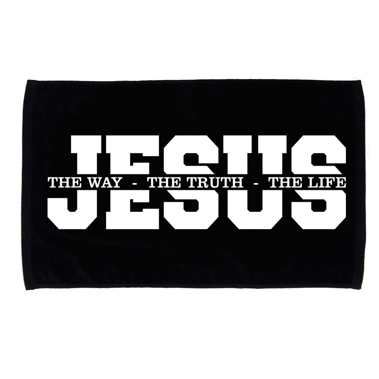 Jesus The Way The Truth The Life Christian Bible Verse Microfiber Hand Towel