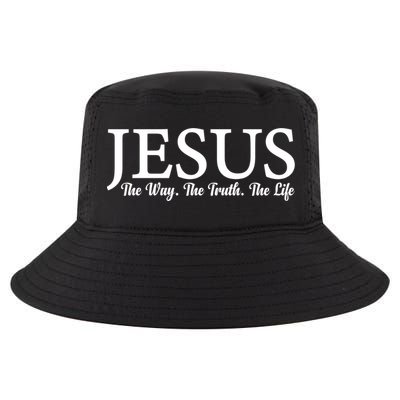 Jesus The Way Truth Life Inspirational Faith Christians Great Gift Cool Comfort Performance Bucket Hat