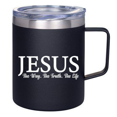 Jesus The Way Truth Life Inspirational Faith Christians Great Gift 12oz Stainless Steel Coffee Mug