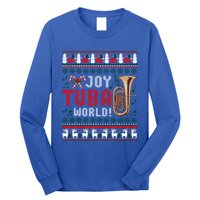 Joy Tuba World Funny Christmas Ugly Xmas Sweater Cool Gift Long Sleeve Shirt