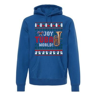 Joy Tuba World Funny Christmas Ugly Xmas Sweater Cool Gift Premium Hoodie