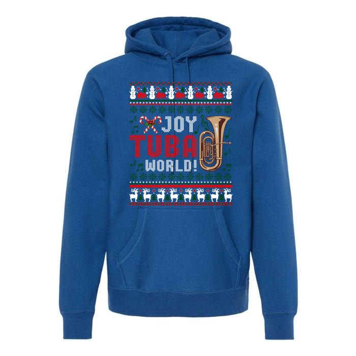 Joy Tuba World Funny Christmas Ugly Xmas Sweater Cool Gift Premium Hoodie