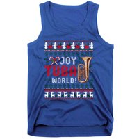 Joy Tuba World Funny Christmas Ugly Xmas Sweater Cool Gift Tank Top