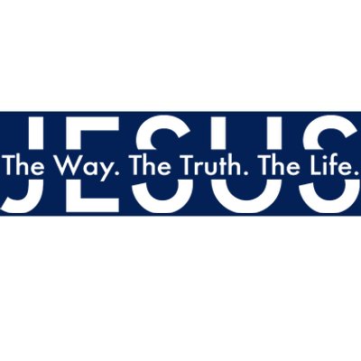 Jesus The Way The Truth The Life Bumper Sticker