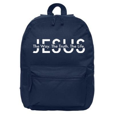 Jesus The Way The Truth The Life 16 in Basic Backpack