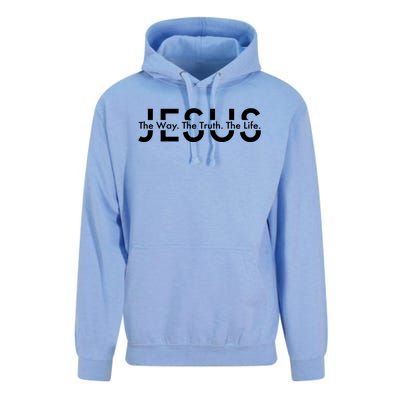 Jesus The Way The Truth The Life Unisex Surf Hoodie