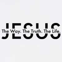 Jesus The Way The Truth The Life Garment-Dyed Sweatshirt