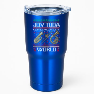 Joy Tuba World Music Lover Xmas Ugly Tuba Christmas Cool Gift Tumbler