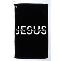 Jesus The Way The Truth The Life Golf Towel