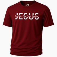 Jesus The Way The Truth The Life Cooling Performance Crew T-Shirt