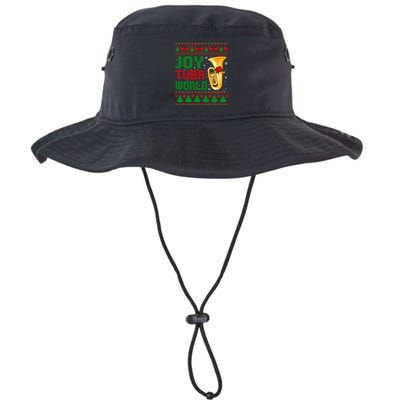 Joy Tuba World Xmas Music Lover Ugly Christmas Sweater Funny Gift Bucket Hat
