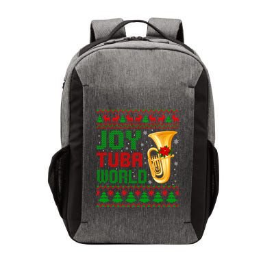 Joy Tuba World Xmas Music Lover Ugly Christmas Sweater Funny Gift Vector Backpack