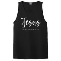 Jesus The Way The Truth The Life Christian Religious PosiCharge Competitor Tank