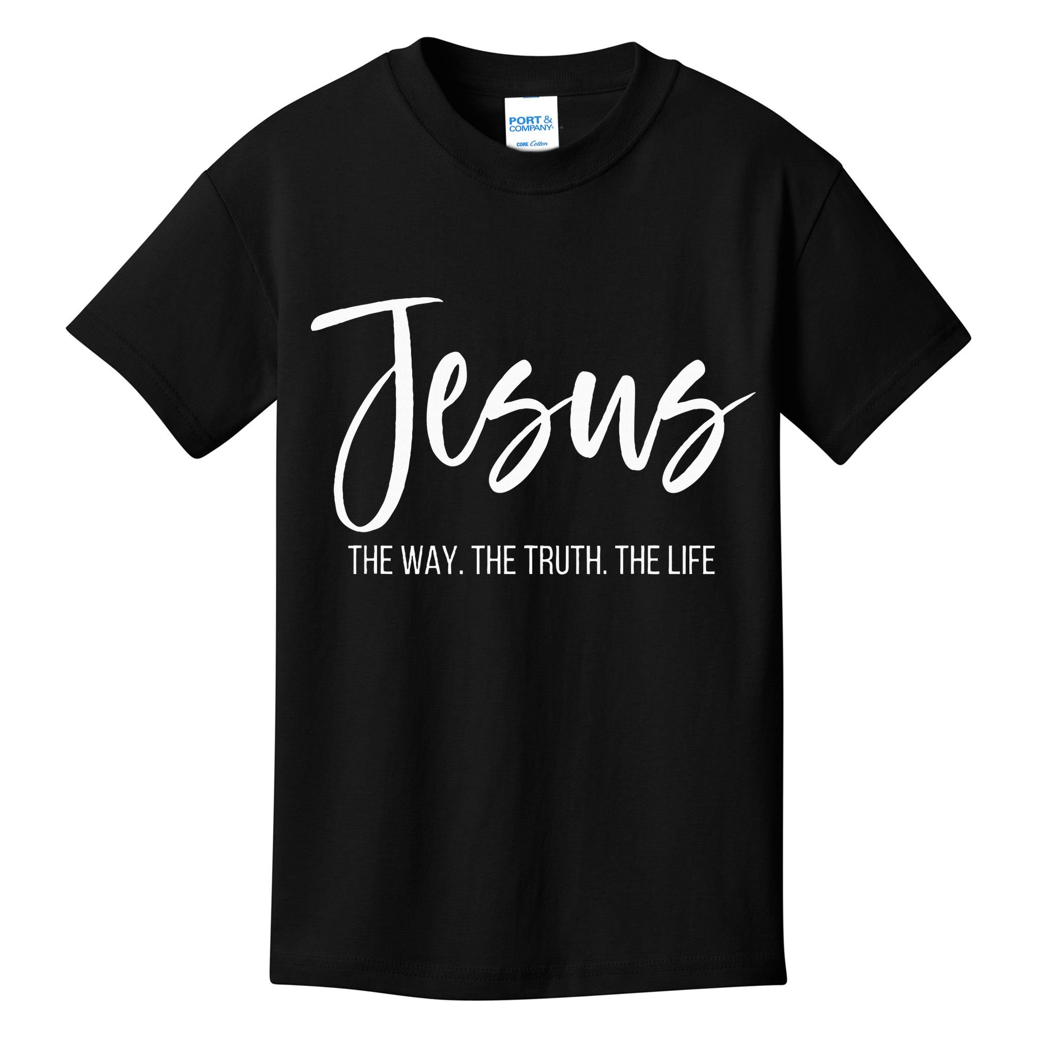 Jesus The Way The Truth The Life Christian Religious Kids T-Shirt