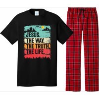 Jesus The Way Truth Life Christian Worship Pajama Set