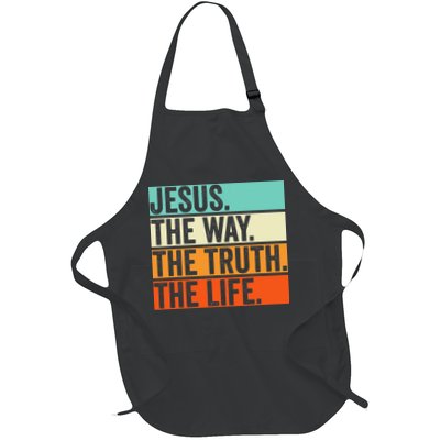 Jesus The Way Truth Life Bible Verse Christian Worship Apron