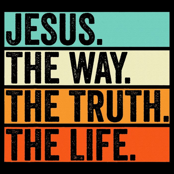 Jesus The Way Truth Life Bible Verse Christian Worship City Backpack