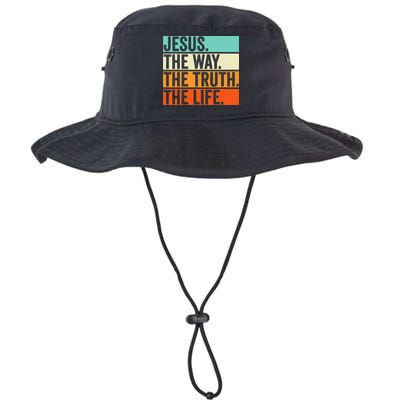Jesus The Way Truth Life Bible Verse Christian Worship Bucket Hat