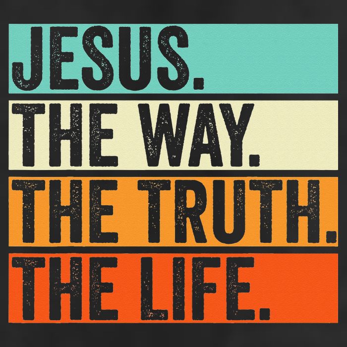 Jesus The Way Truth Life Bible Verse Christian Worship Beanie