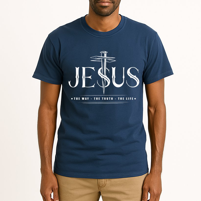 Jesus The Way The Truth The Life John 146 Christian Tall T-Shirt