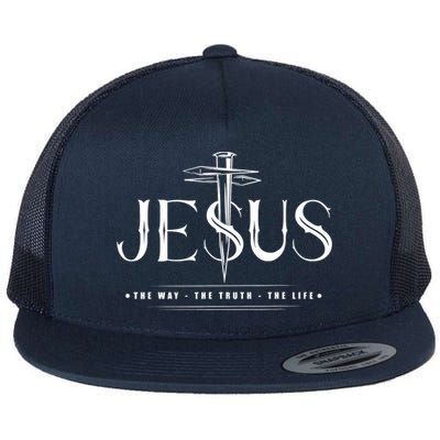 Jesus The Way The Truth The Life John 146 Christian Flatbill Hat