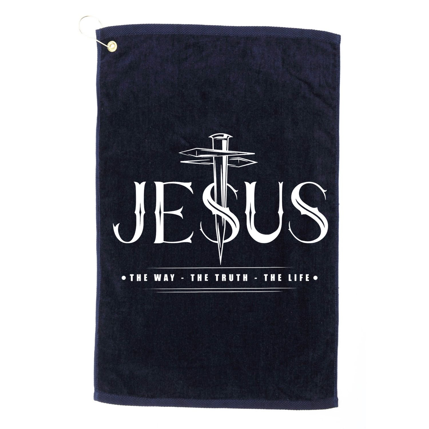 Jesus The Way The Truth The Life John 146 Christian Golf Towel
