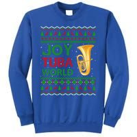 Joy Tuba World Music Lover Xmas Gift Ugly Tuba Christmas Gift Sweatshirt