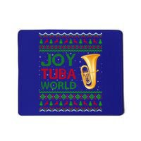 Joy Tuba World Music Lover Xmas Gift Ugly Tuba Christmas Gift Mousepad