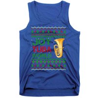 Joy Tuba World Music Lover Xmas Gift Ugly Tuba Christmas Gift Tank Top