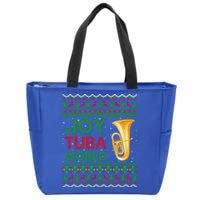 Joy Tuba World Music Lover Xmas Gift Ugly Tuba Christmas Gift Zip Tote Bag