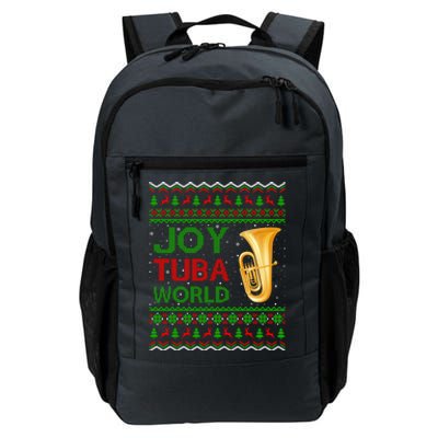 Joy Tuba World Music Lover Xmas Gift Ugly Tuba Christmas Gift Daily Commute Backpack