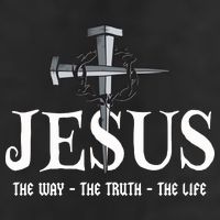 Jesus The Way The Truth The Life John 146 Christiant 7 Panel Mesh Trucker Snapback Hat