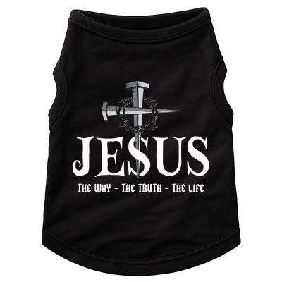 Jesus The Way The Truth The Life John 146 Christiant Doggie Tank