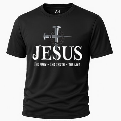 Jesus The Way The Truth The Life John 146 Christiant Performance Shirt