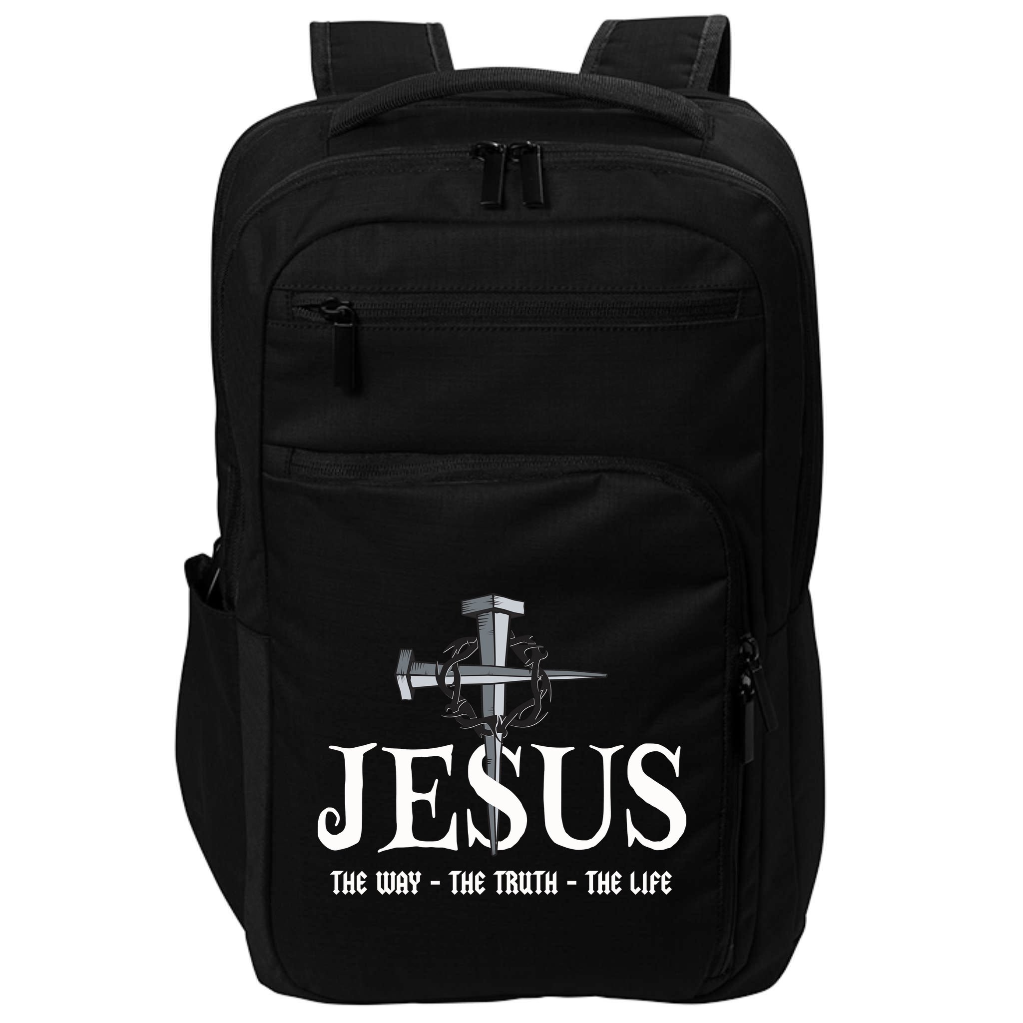 Jesus The Way The Truth The Life John 146 Christiant Impact Tech Backpack