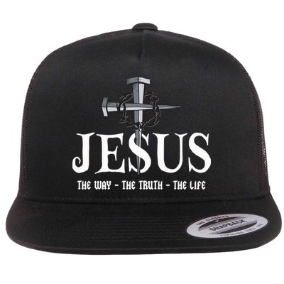 Jesus The Way The Truth The Life John 146 Christiant Flatbill Hat