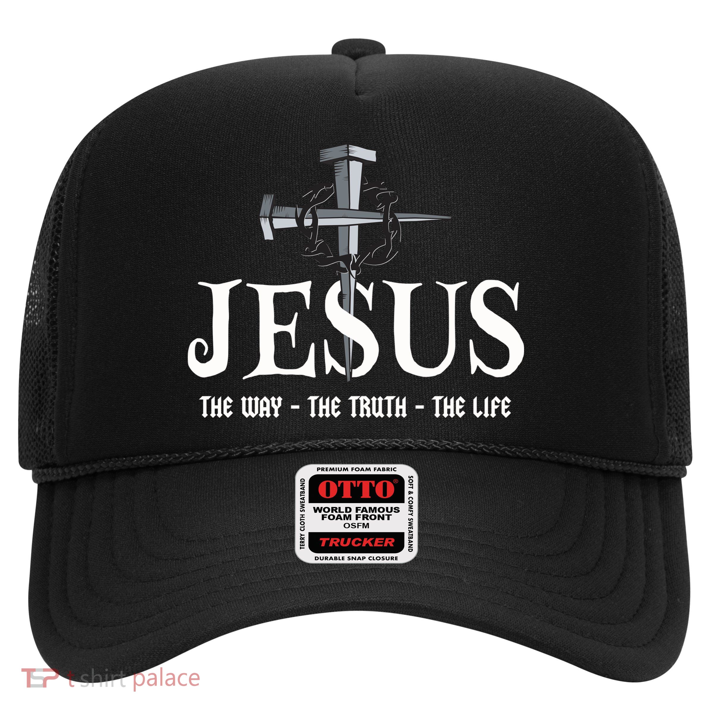 Jesus The Way The Truth The Life John 146 Christiant Trucker Hat