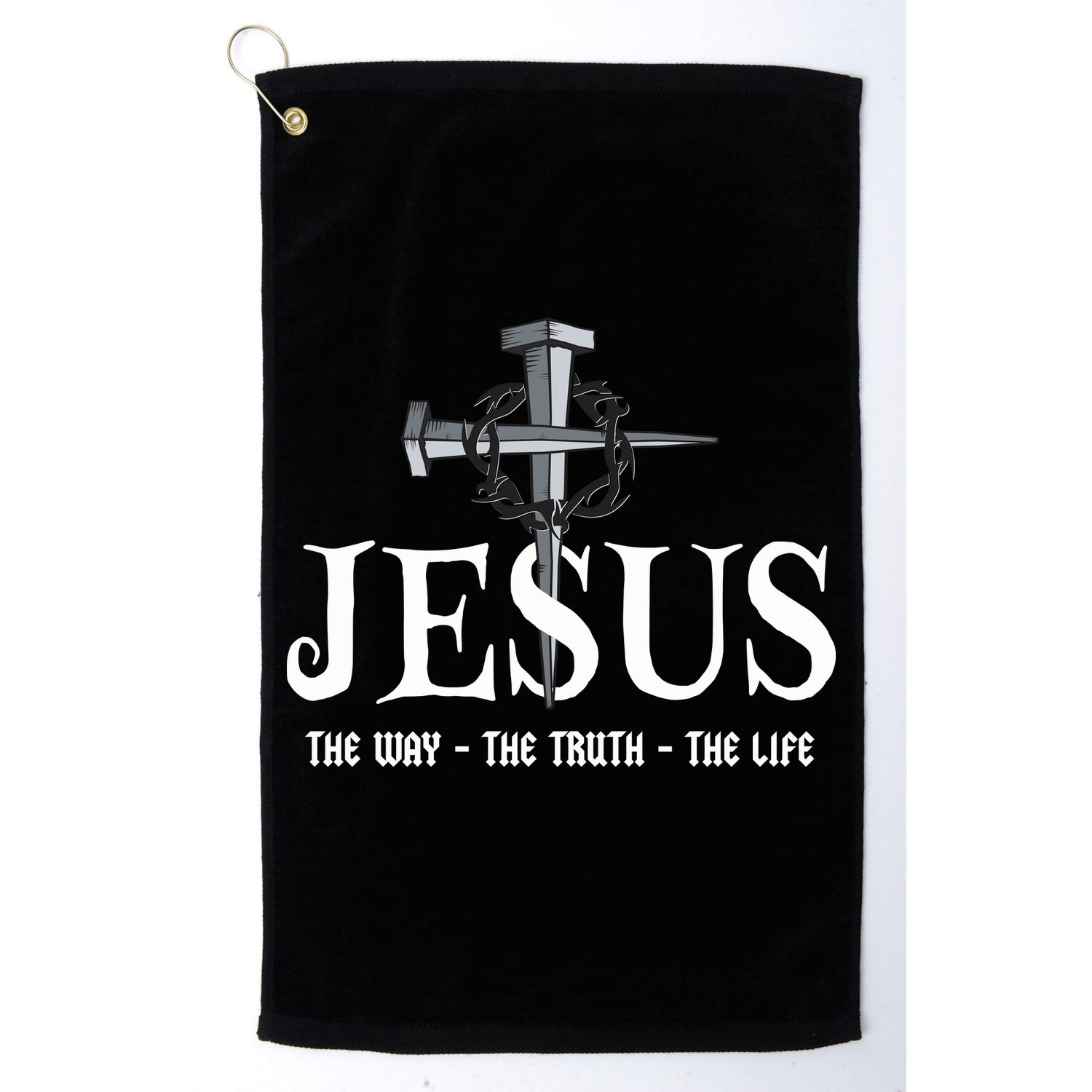 Jesus The Way The Truth The Life John 146 Christiant Golf Towel