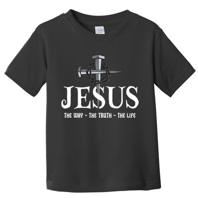 Jesus The Way The Truth The Life John 146 Christiant Toddler T-Shirt