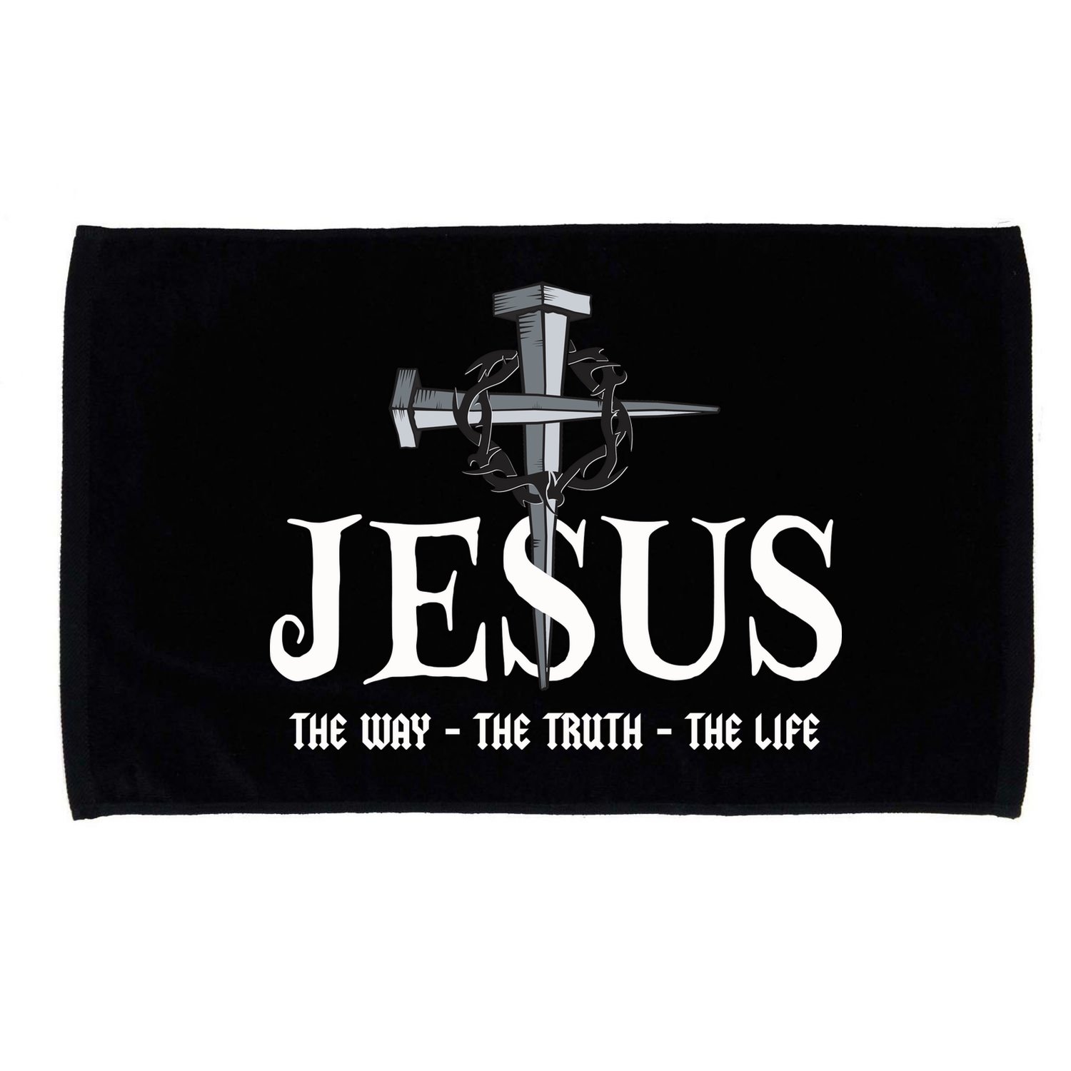 Jesus The Way The Truth The Life John 146 Christiant Microfiber Hand Towel