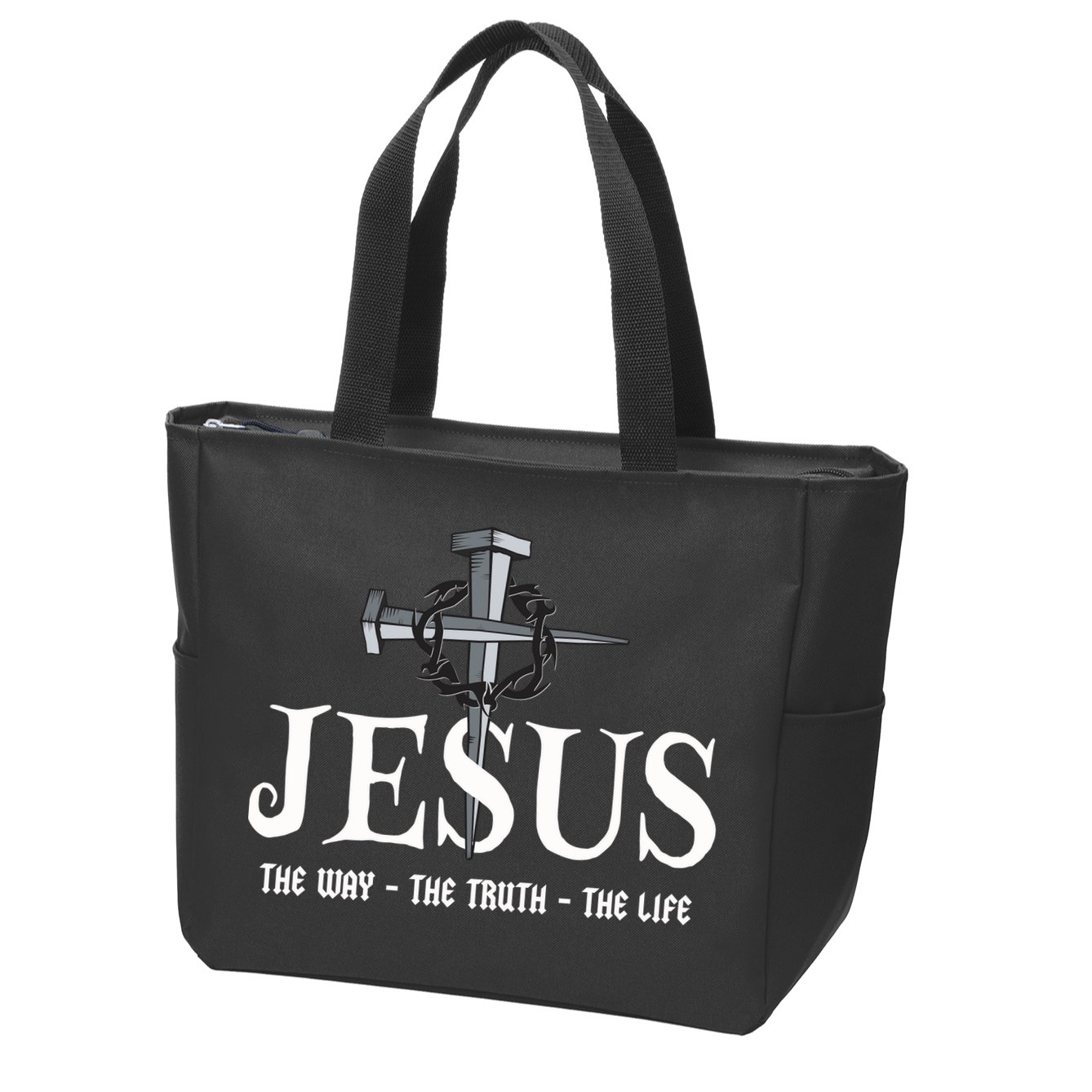 Jesus The Way The Truth The Life John 146 Christiant Zip Tote Bag