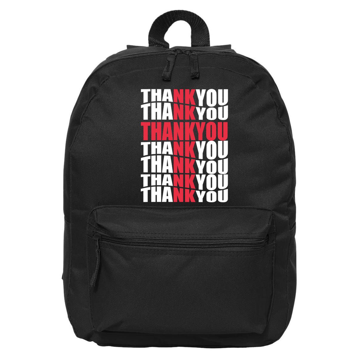 Jesus Thank You Cross Lord Savior Christian Love Religious 16 in Basic Backpack