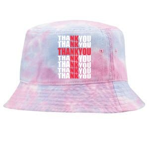 Jesus Thank You Cross Lord Savior Christian Love Religious Tie-Dyed Bucket Hat