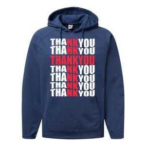 Jesus Thank You Cross Lord Savior Christian Love Religious Performance Fleece Hoodie