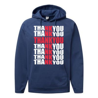 Jesus Thank You Cross Lord Savior Christian Love Religious Performance Fleece Hoodie