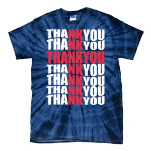 Jesus Thank You Cross Lord Savior Christian Love Religious Tie-Dye T-Shirt