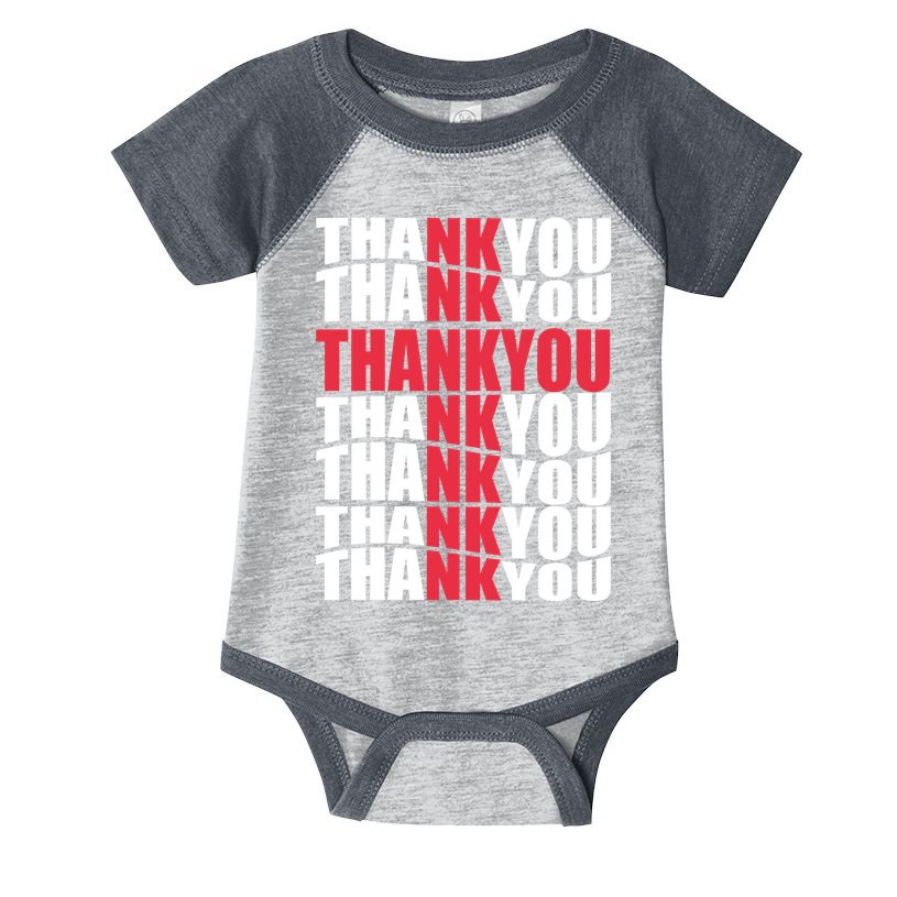 Jesus Thank You Cross Lord Savior Christian Love Religious Infant Baby Jersey Bodysuit