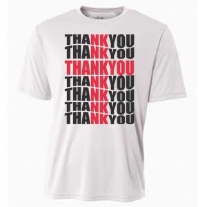 Jesus Thank You Cross Lord Savior Christian Love Religious Cooling Performance Crew T-Shirt